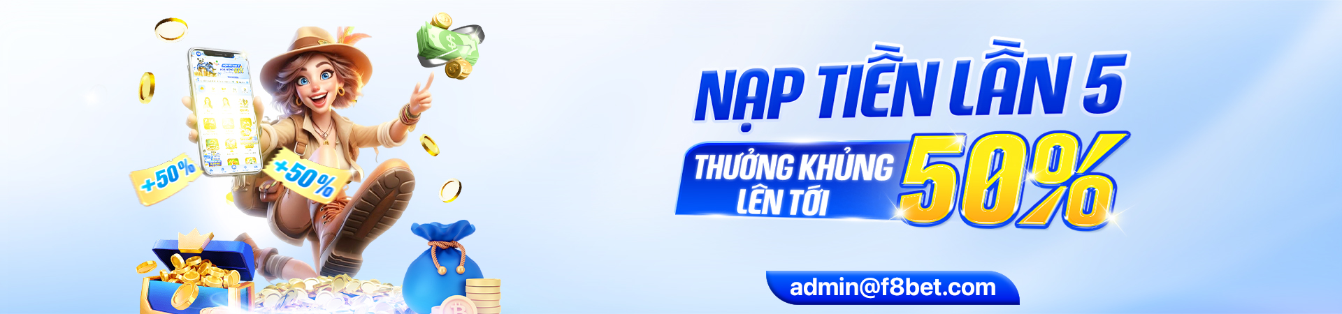 nạp tiền lần 5 tại f8bet nhận thưởng lớn